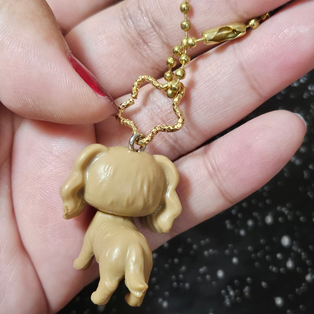 Mini Puppy Dog Keychain
