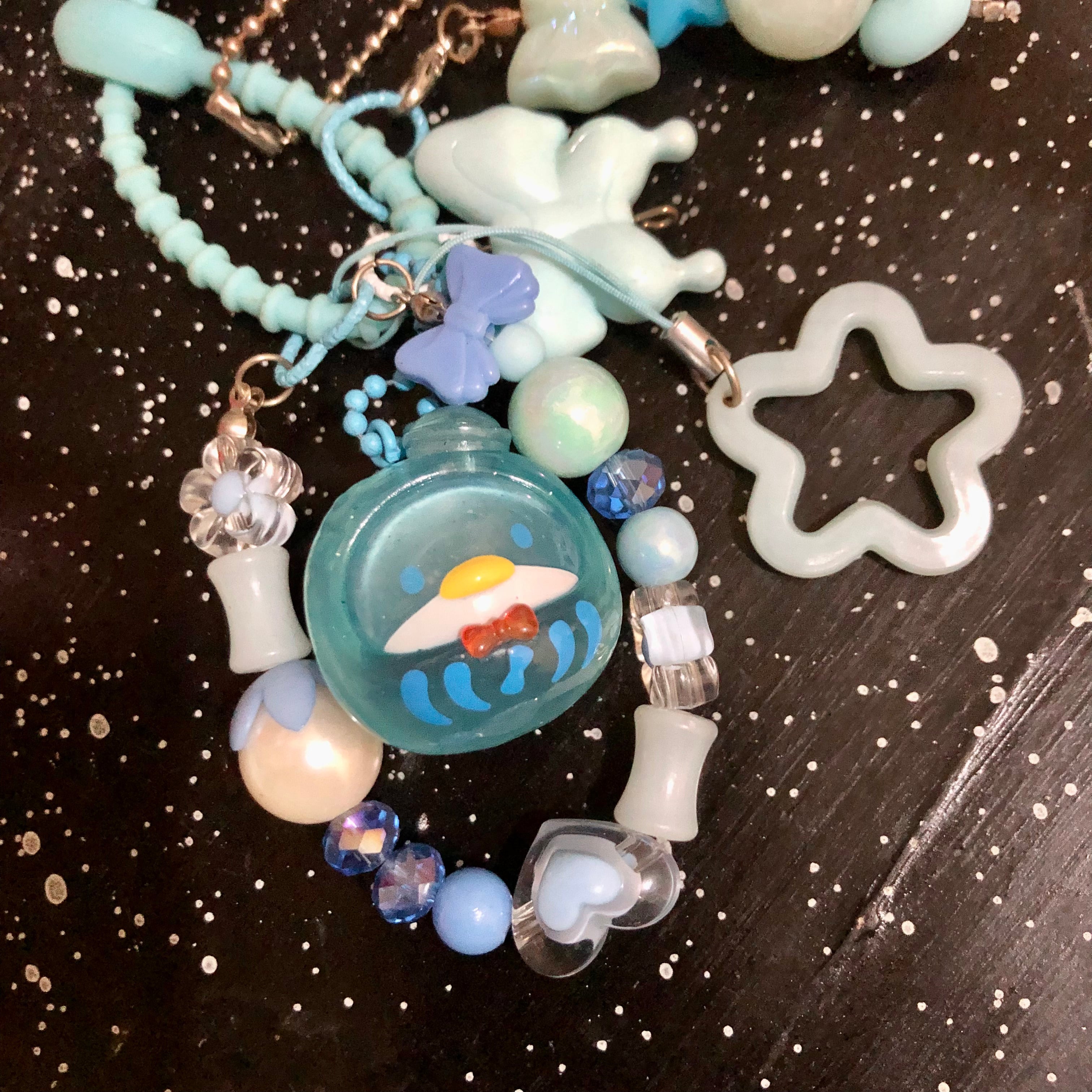 TopToy Tuxedosam Blue Kawaii Keychain Bag Charm