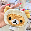 San-X Rilakkuma Plush Coin Purse Pouch Keychain (Preloved)