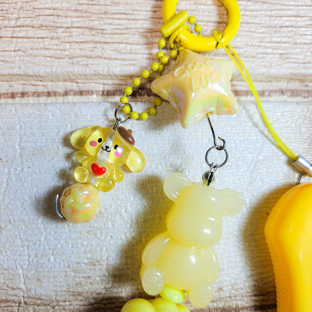Handmade Pompompurin Cutter Keychain