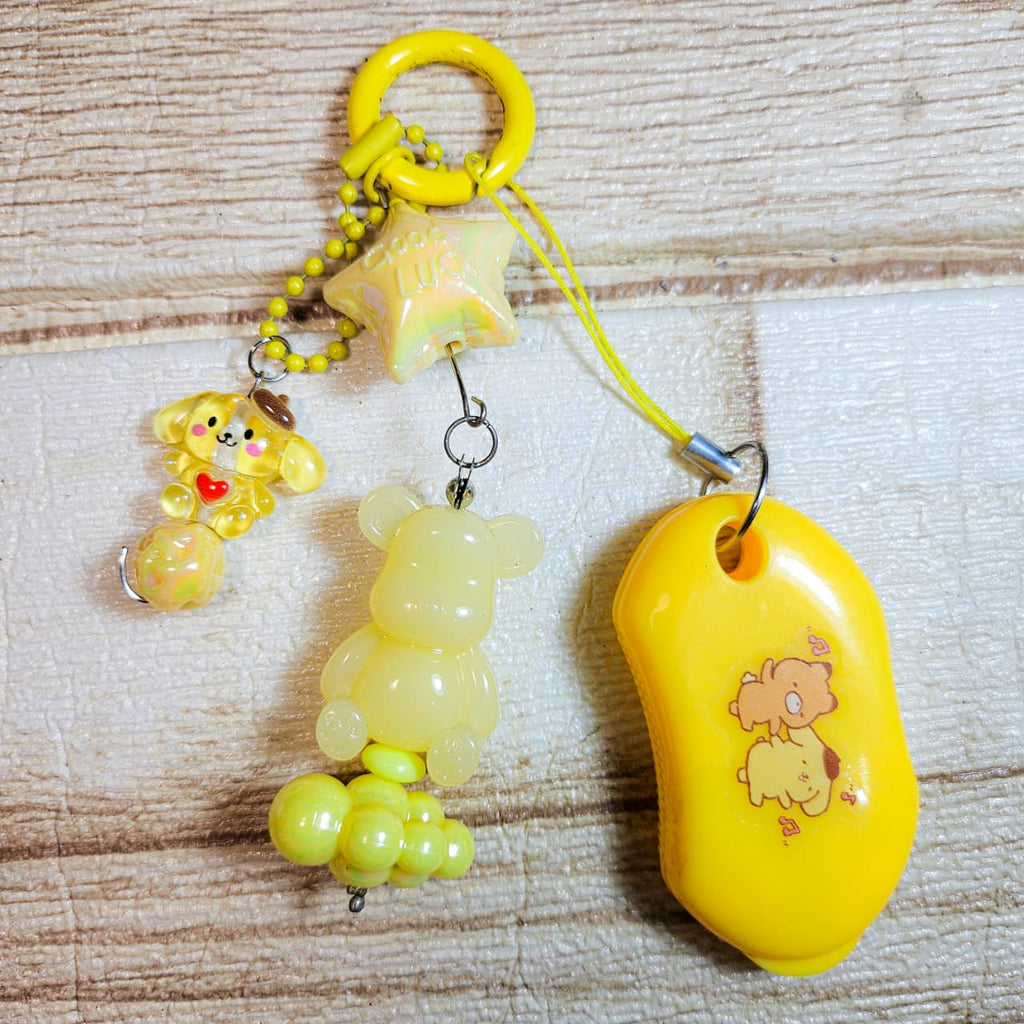 Handmade Pompompurin Cutter Keychain