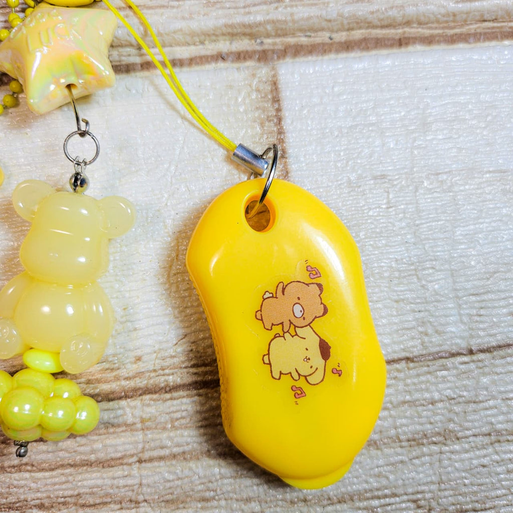 Handmade Pompompurin Cutter Keychain