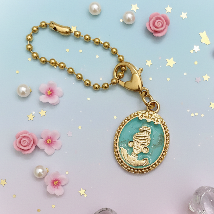 Disney Princess Cinderella Charm Keychain
