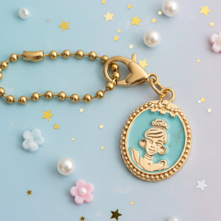 Disney Princess Cinderella Charm Keychain